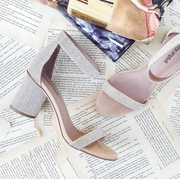 Jeffrey Campbell Shoes - JEFFREY CAMPBELL Laura Crystal Embellished Heels